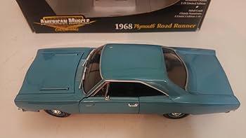 Amazon | ERTL AMERICAN MUSCLE Plymouth Road Runner 1968 1/18